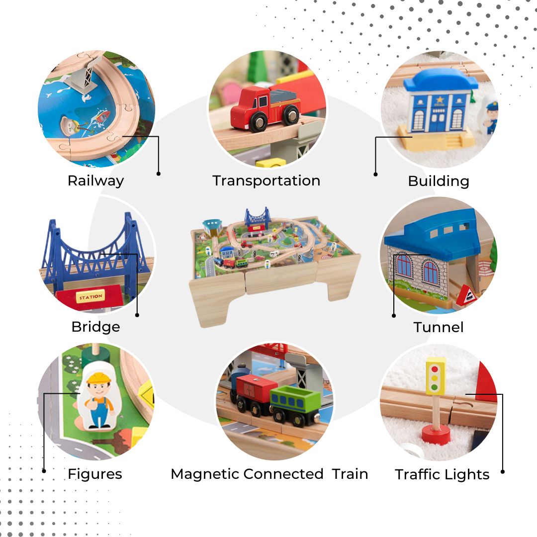 Construction Train Wooden Train Set Kmart Wooden Train Track Set