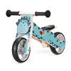 Wooden toddler balance bike convertible to trike - Dino