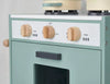 Turnable knobs of  Wooden Toy Kitchen in Mint