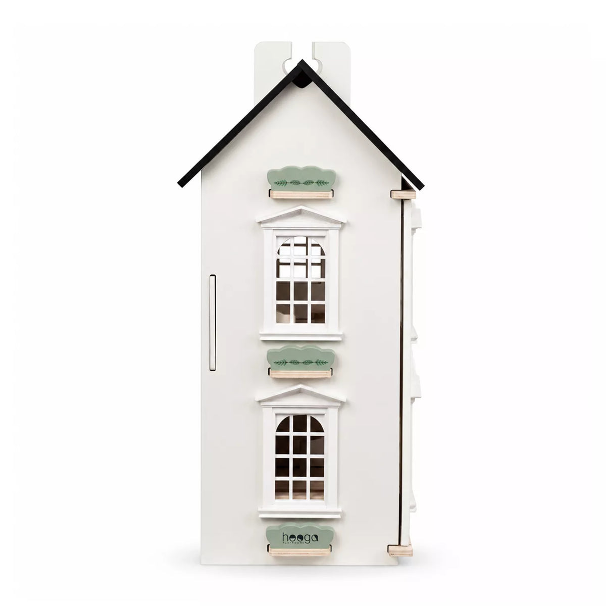 Noble Wooden Doll House with Stickers